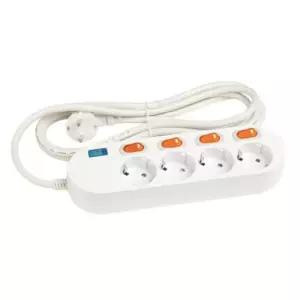 피스코리아 접지 개별 스위치 4구 2M PON1342 멀티탭