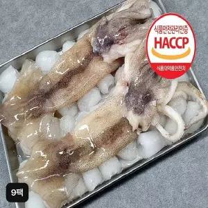 [NS홈쇼핑]자연산 손질 통오징어 총 18마리 260g(2마리)X9팩[35717509]