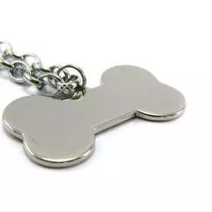 체인재질 목걸이 30cm 각인없음 인식표 소 개이름표 반려동물이름표