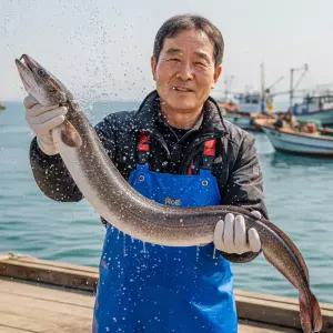 새벽조업 국내산 손질 바다 장어 구이용 특대 600g 