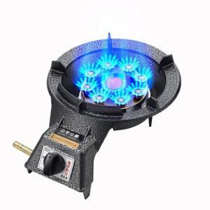 이중실린더 시동꺼짐 액화가스 1 기계 없음 세라믹 부품 보호 가스버너 가스레인지 8인치 렌지 부침용 본품 두께감 LPG 화구 업소용