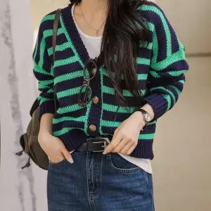 [시크폭스] 포드잇 단가라 니트 가디건_61CA1650