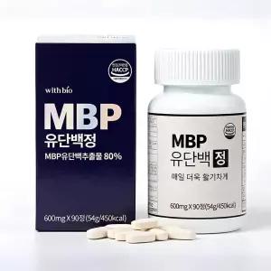 위드바이오 뼈엔 MBP 초유 유단백정 뼈건강 90정, 2개