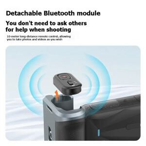 호환 X5/X4 에어 파노라마 카메라 액세서리용 블루투스 리모컨 스트리트 그립 홀더(셔터 버튼 포함)