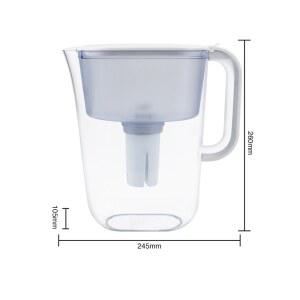 휴대용 야외용 정수 필터 알칼리 투명 장비 플라스틱 5L