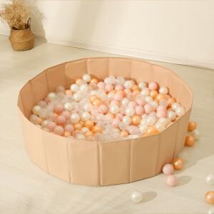 1pc 휴대용 볼 구덩이 풀 공 없음 직경 100cm 카키색 옥스포드 천 라운드 실내 및 실외 놀이