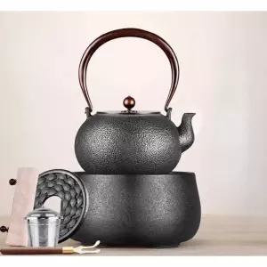 무쇠 주전자 모닥불 다기 일본 일식 찻집 화로 차