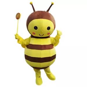 꿀벌 인형탈 의상 마스코트 꿀벌옷 축제 코스튬 소품 롤리팝