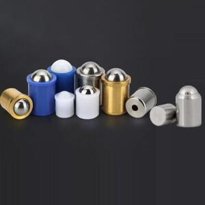 프레스 핏 볼 스프링 플런저 D2-D12mm 스테인리스 스틸황동POM 하드웨어 조립용 맞춤형 디자인
