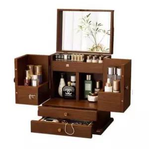 원목 화장품 정리대 트레이 향수 컬러 진열대 립스틱