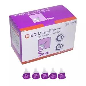 BD 벡톤디킨슨 마이크로파인 펜니들 31G 5mm 100개