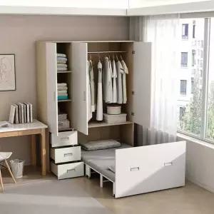 월베드 벽침대 책상 폴딩 선반 원룸 공간활용 빌트인 침대