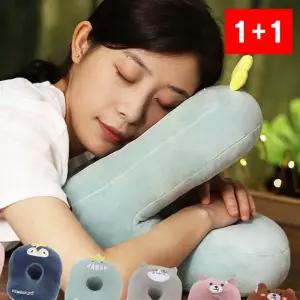 낮잠 베개 엎드려 캐릭터 사무 책상 쿠션 팔베개 수면