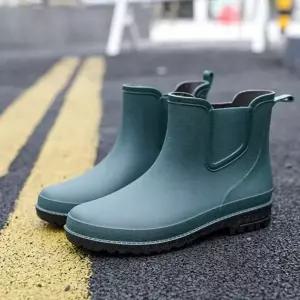 남성 823DFO17 장화 장마 여름 무난 심플 베이직 주방화 작업화 베이...