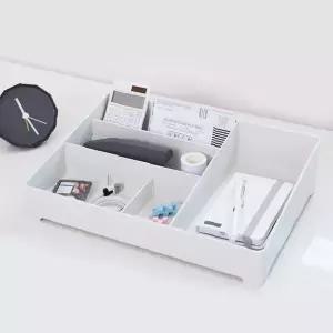서랍 정리함 문구 소품 수납 트레이 책상 정돈 칸막이 분리형 다용도 보관함
