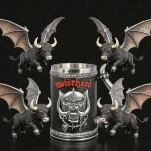 헤비메탈 휴먼트론 맥주잔 고딕풍 스테인리스 스틸 탱커드 대용량 커피컵 록 음악 팬들  선물
