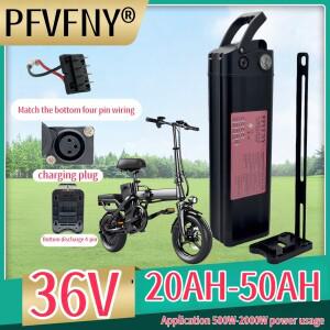 항공 운송 AKJA 36V 실버피쉬 리튬 배터리 20AH-50AH 접이식 전동 보조 차량용 BMS 보호 기능 2000W