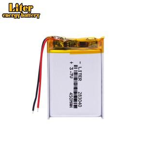 3.7V 450mAH 283040 dvr GPS mp3 mp4 블루투스 제품 소형 게임 콘솔 용 리튬 이온 배터리