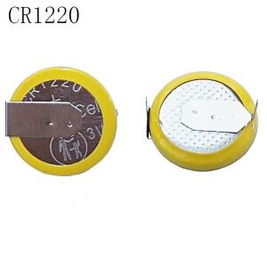 2개/몫 CR1220 납땜 발 버튼 셀 배터리 리튬 좋은 품질
