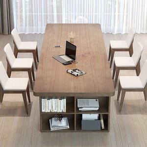 대형 책상 관리형독서실 긴책상 원목 긴테이블 상담테이블 e스포츠 학생 독서실 거실용 카페