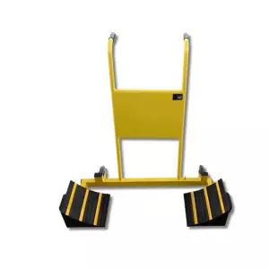 중장비 고임목 차량 바퀴 받침대 트럭 고무 화물차 목재