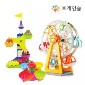 놀이동산 대관람차 회전접시 3살 블록세트 초등학생 생일선물 손주선물 블록놀이