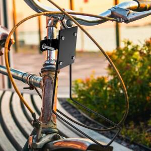 철제 자전거 앞 바구니 브래킷 전기 산악 고하중 화물 랙 간편 설치 안전한 장착  디자인