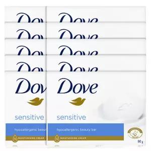 도브 비누 뷰티바 세수비누 센스티브 90g 10개