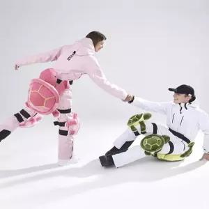 거북이엉덩이보호대 스키 스노우보드 무릎 동물 인형