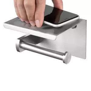 스텐 무타공 화장실 휴지 걸이/거치대/두루마리/화장지/행거/디스펜서/케이스/욕실/주방/학교/업소용/가정