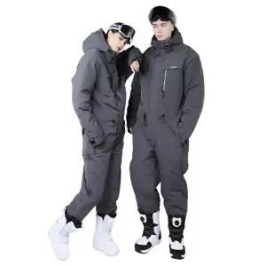 스키점프수트 점프 방한 보드복 여자 남자스키복 슈트 방수 커플 세트