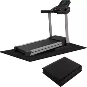 몰레인 워킹 패드 매트 하드우드 바닥 및 운동 장비용 접이식 러닝머신 - 68x24 인치 미끄럼 방지 체육관