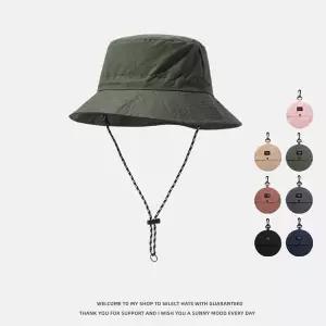 워터프 버킷햇 여름 얇은 속건 아웃도어 등산 모자 남자 데님 모자 선캡 여아