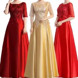 연주회드레스 드레스 셀프웨딩 원피스 롱 2부 파티 피로연