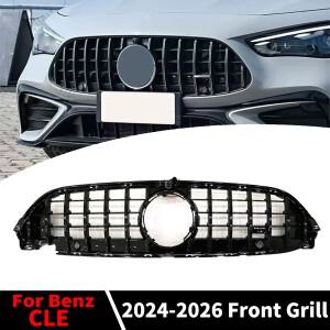 메르세데스 벤츠 호환 CLE 2024-2026 C236 튜닝 액세서리용 GT 스타일 프론트 마스크 그릴 범퍼 그리드 (CL