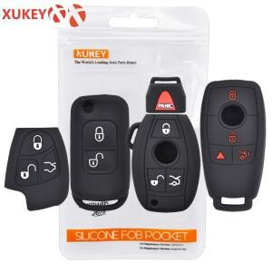 실리콘 자동차 키 케이스 메르세데스 벤츠 호환 W203 W211 CLK A B C S 클래스 커버 원격 포브 쉘 슬리브
