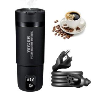 여행용 주전자 휴대용 전기 차와 커피를 위한 스마트 소형 물 보일러 6가지 온도 조절 자동 차단 및 끓이기 건조 보호 17