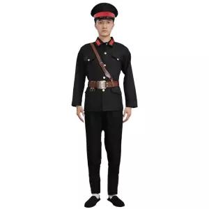 순사복 유니폼 일본 코스프레 연극 군복 할로윈 독립 의상 세트 남성용