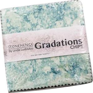 린다 루도비코 스톤헨지 그라데이션스 II 젬스톤 칩 42 5인치 스퀘어 참 팩 노스콧 모듬 CGRAD42-680