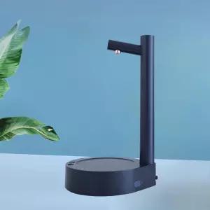 휴대용 물병 디스펜서 펌프 스마트 USB 충전 데스크톱 물 7단계의 지능형 정량수(블루)를 갖춘 홈 오피스