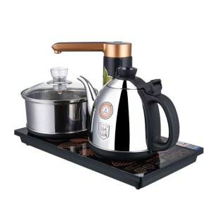 전기 인덕션 주전자 르트 보온 줄무늬 증기와 티포트 온수 자동급수 소형 햇반 배수관