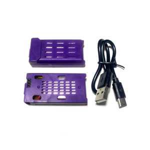 V40 미니 드론 배터리 용 기존 4DRC 반짝이 나비 항공기 Lipo 충전 기능이있는