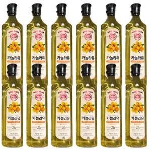 사조 해표 카놀라유 900ml x 12개
