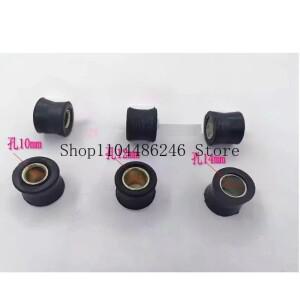 후방 완충기 고무 슬리브 쿠션 링 바이크 오토바이 전기 스쿠터 부싱 10mm 2 개