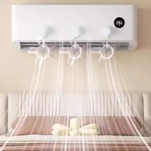 에어컨 바람개비 순환 팬 무동력 날개형 공기 순환팬 ZEn4+6akD