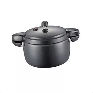 가스레인지 미니압력솥 블랙펄 뉴 압력솥 20CM 6인 가마솥 업소용솥 스테인리스 알루미늄