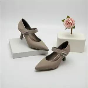 [갤러리아] 고세 여성 데일리 포인티드 벨크로 컴포트 메리제인 펌프스 OZP6S022 그레이 6cm