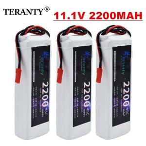 테란티 2200mAh 3S 리포 배터리 45C 11.1V RC 자동차 쿼드콥터 드론 비행기 헬리콥터용
