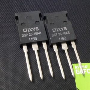 위상 레그 정류기 다이오드 DSP25-16AR 또는 ISOPLUS247 25A 1600V 10개