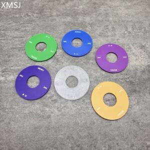 아이팟 6세대 7세대 및 5세대 비디오용 플렉스 케이블 없는 블루 그린 퍼플 옐로우 컬러 클릭 휠 플라스틱